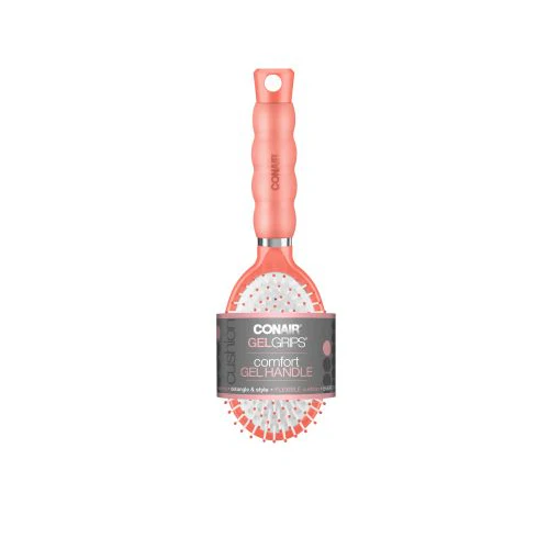 CONAIR Gelgrips Comfort Gel Handle Oval Cushion Brush - Assorted - Image 4