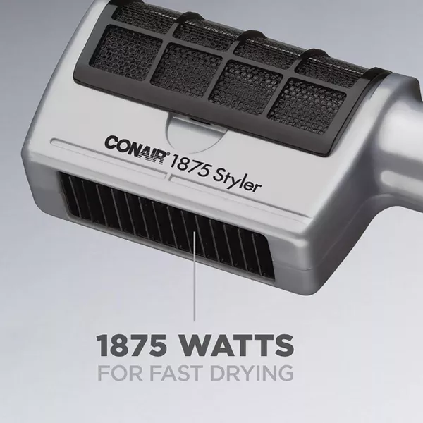 CONAIR 1875 Watt 3-in-1 Styling Hair Dryer - Silver - Image 7