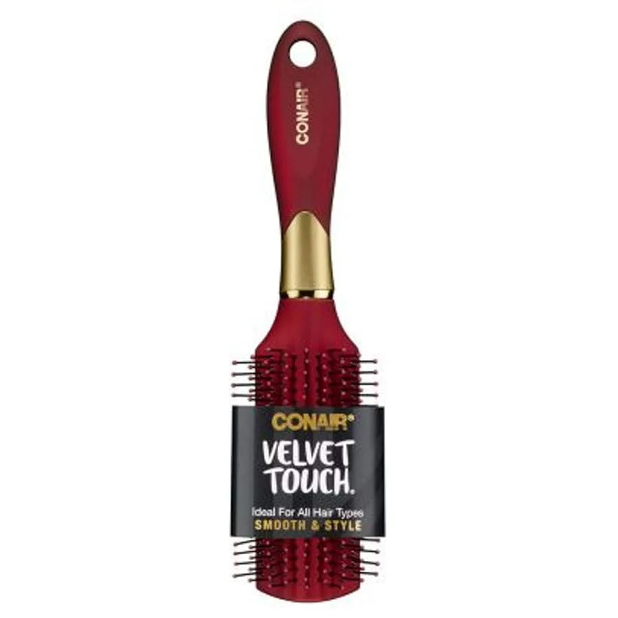 CONAIR Velvet Touch All Purpose Hair Brush - Assorted - Image 3